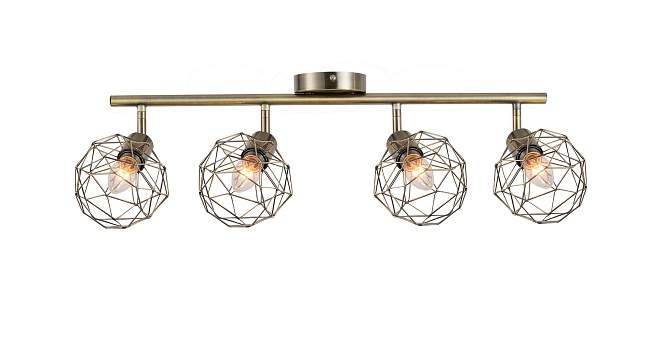 1128/4P Св-к потолочный Escada E14*40W  Antique brass 