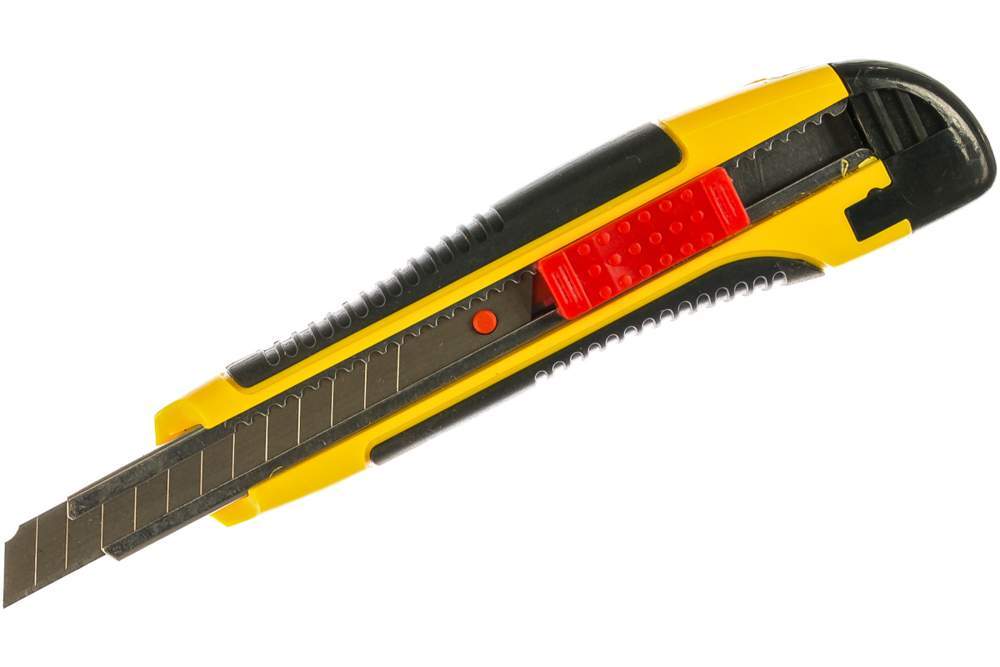 Нож STAYER Hercules-9 с автостопом , сегмент , лезвия 9мм  0903