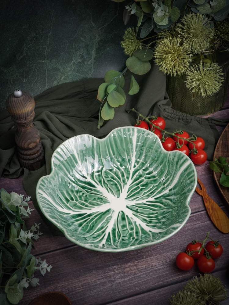 CASA DI FORTUNA Cabbage Салатник 1675мл 27,2х8см керамика CDF CB08