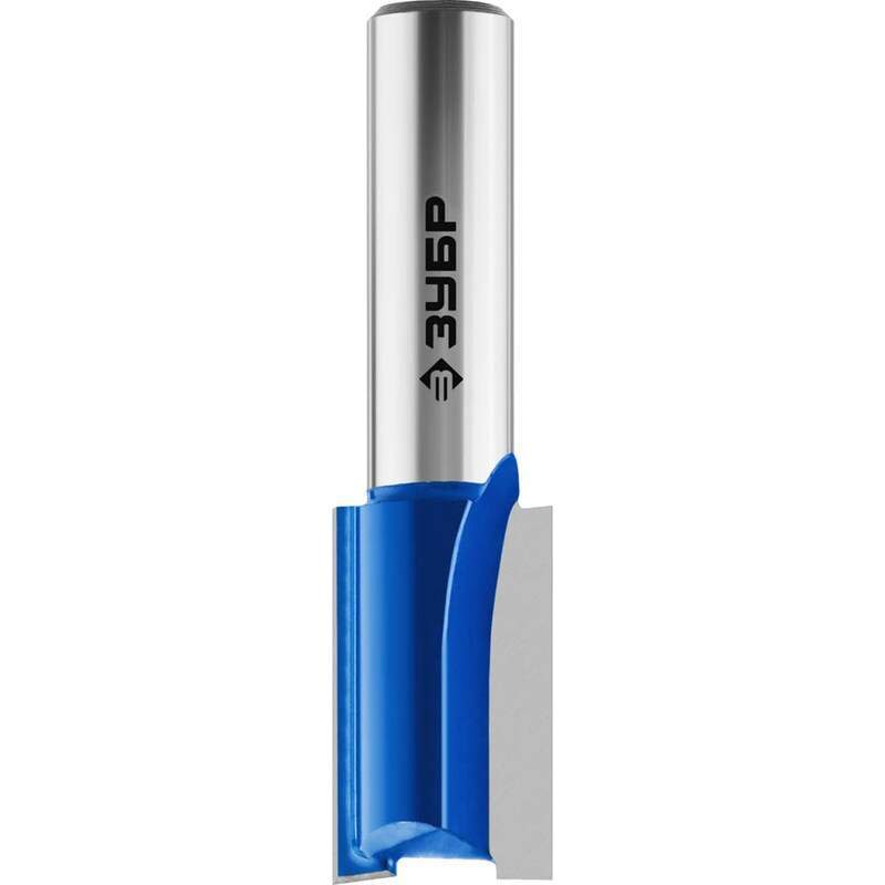 Фреза ЗУБР пазовая прямая 12х19мм   хв.-8мм   28753-12-19