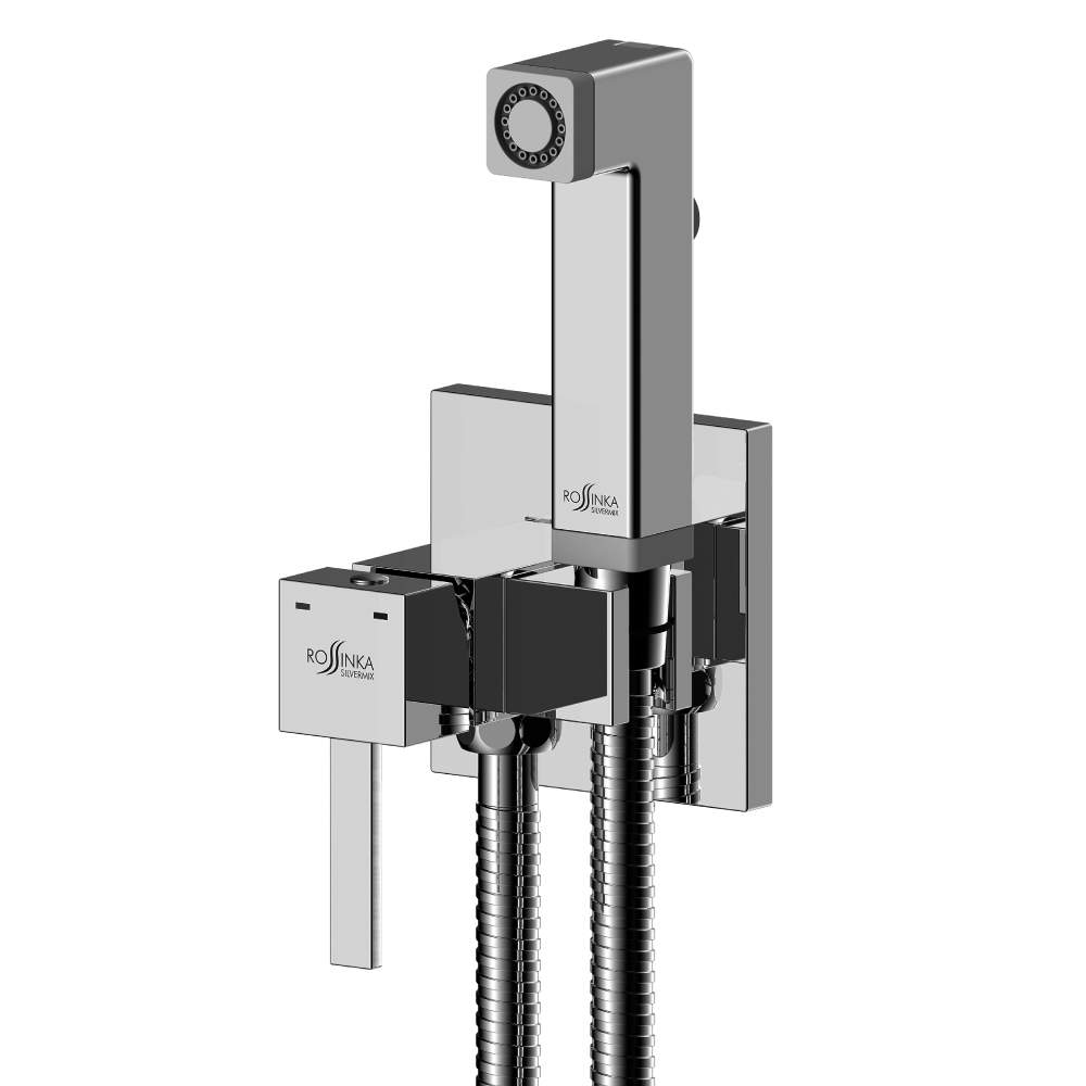 Смеситель Rossinka  X25-53  с гигиен.душ., встраиваемый