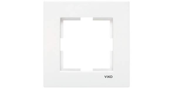 Рамка VI-KO Karre  1-местная  белая  90960200