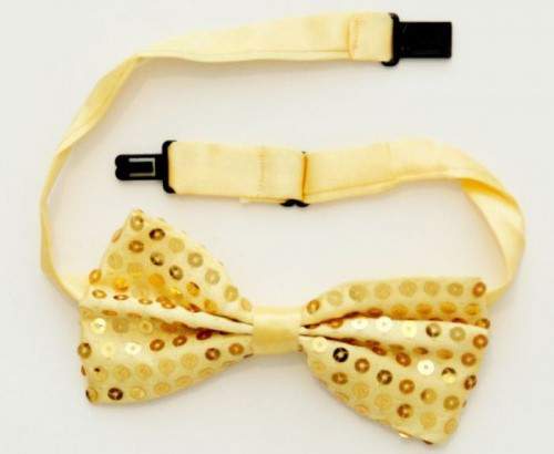 ФЕНИКС ПРЕЗЕНТ Галстук-бабочка маскарадный 75509 Золото 10см (полиэстер)   