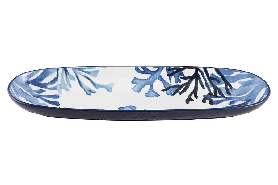 MAXWELL & WILLIAMS Синие кораллы Блюдо овальное 40х12,5см керамика MW696-DR0580