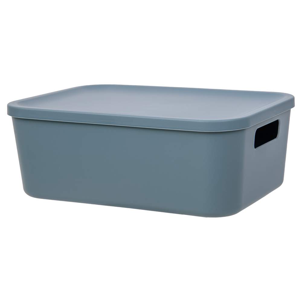 Корзина Fancy-hh100-XS пластиковая д/хранения Оптима Д265 Ш185 В100 синий