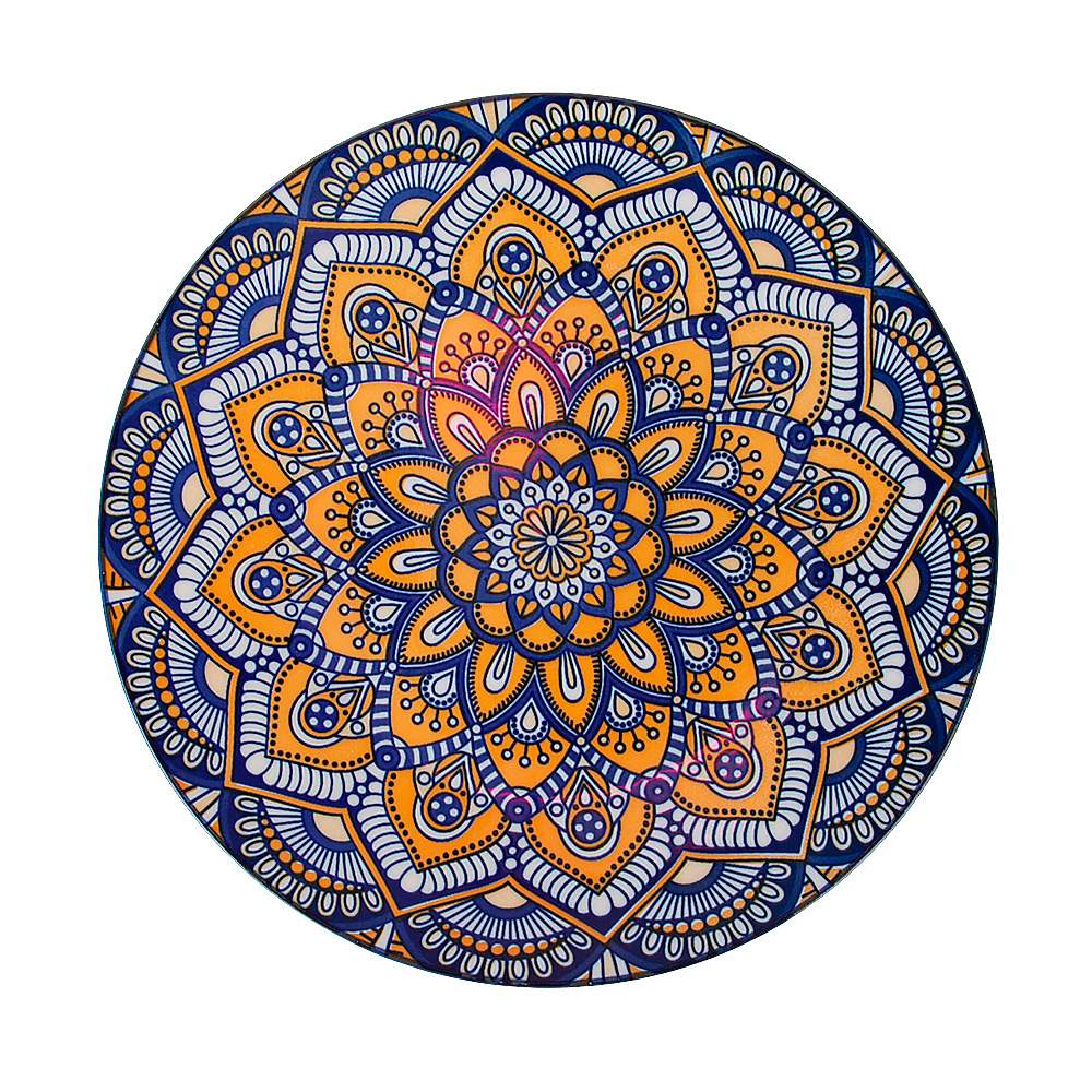 NOUVELLE HOME Arabesque желтый Тарелка 0860215 21,5х2см