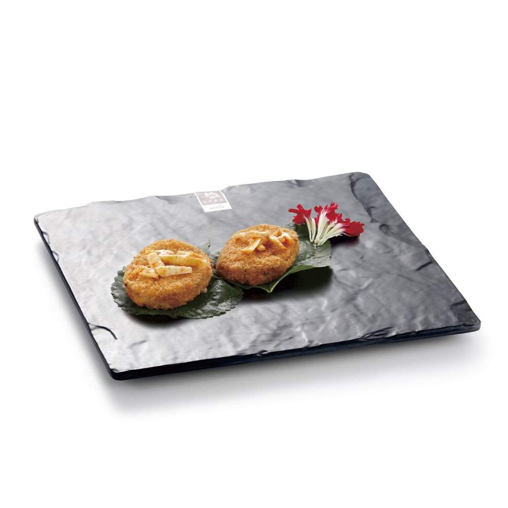 P.L. Proff Cuisine Блюдо 81290059 Black 25,3х25,3х2см меламин