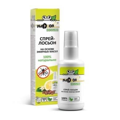 NAT002 Спрей-лосьон на основе эфир.масел/  25537