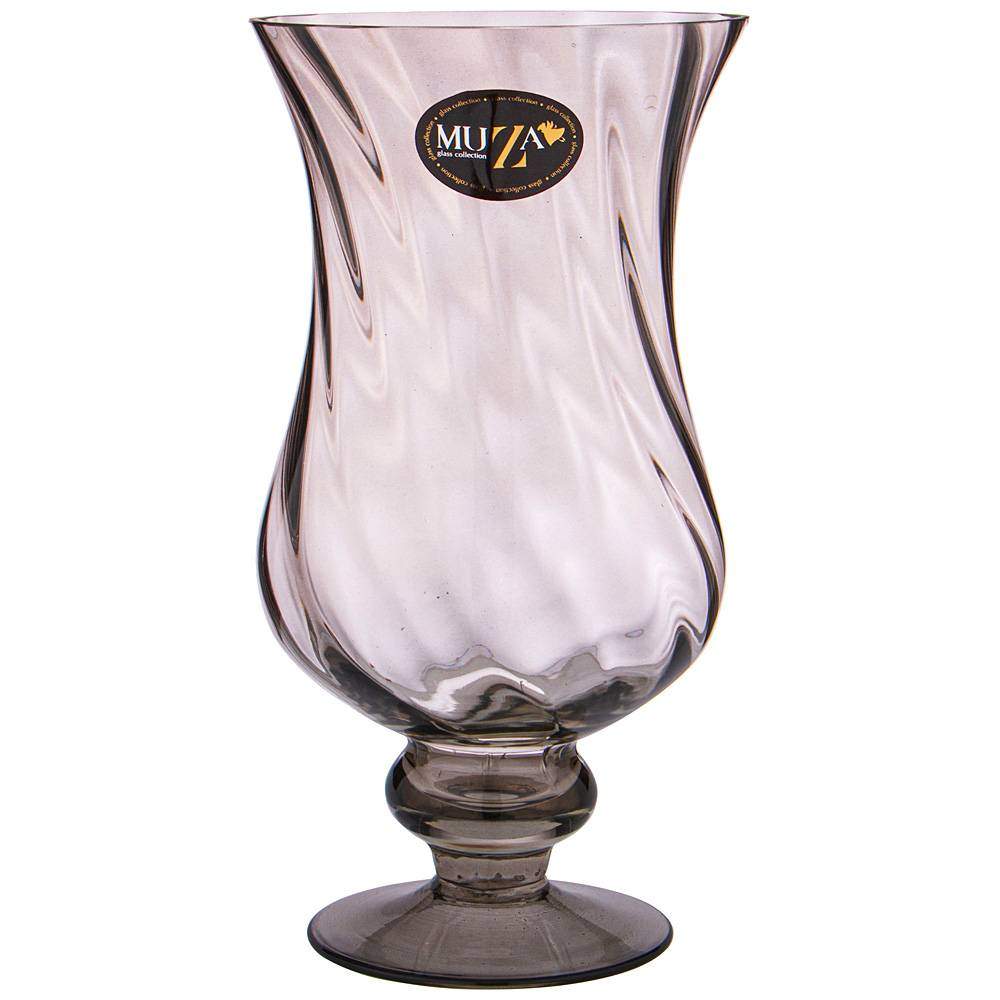 MUZA Ваза 380-814 Elegia Smoky h27см