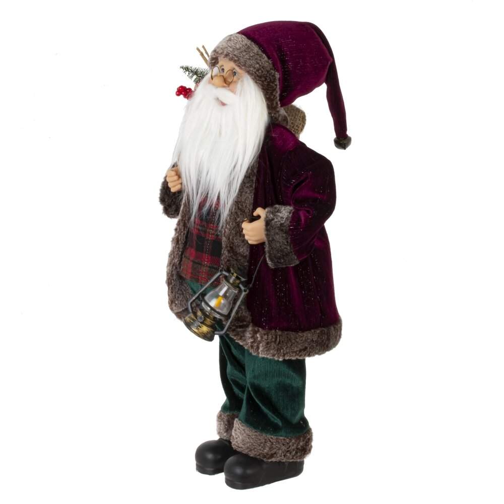 REMECO COLLECTION Дед Мороз 822837 бордо/зеленый 20х14х44см