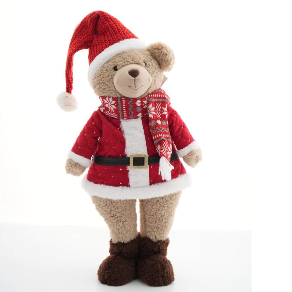 REMECO COLLECTION Игрушка набивная 808540 Медведь красный 25х13х52см 