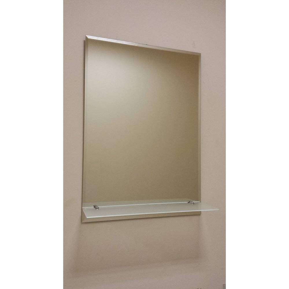 Зеркало  70х50см  46197а  с фацетом + полка 50см