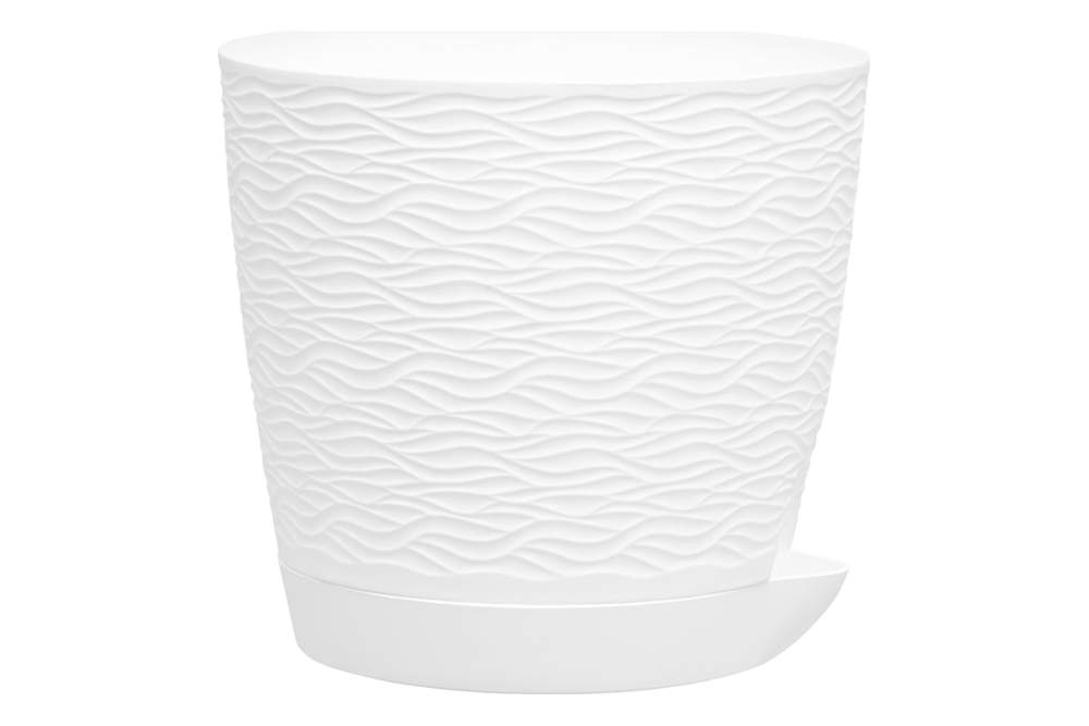 Кашпо  Блюз  1,2л  Белый КШ-8681