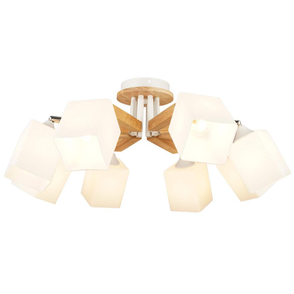 MD.4507-8-S WH+CH  Люстра потолочная