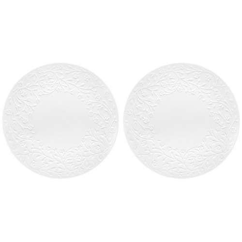 ELAN GALLERY Веточки-цветочки Тарелка 630077 обеденная 26см