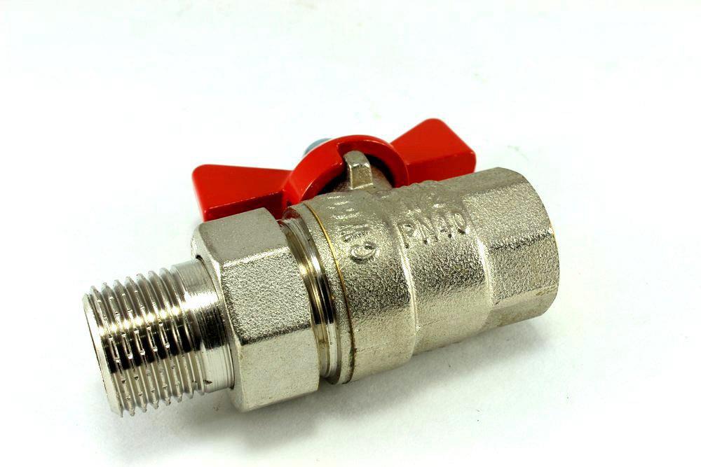 Кран шар. с полусгоном вн.-нар.  1/2"  Vt.227.N.04