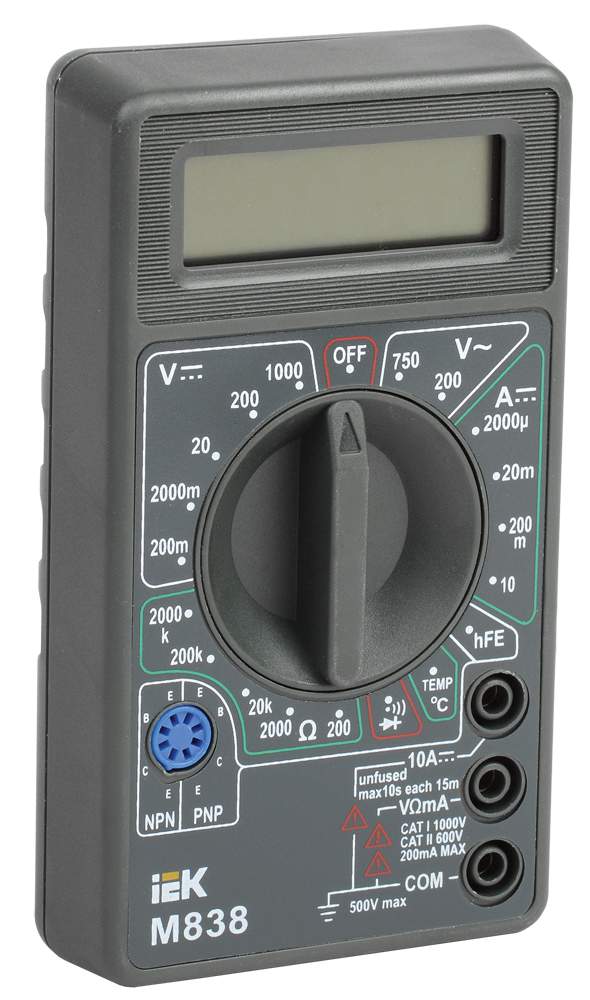Мультиметр IEK Universal  M838  TMD-2S-838
