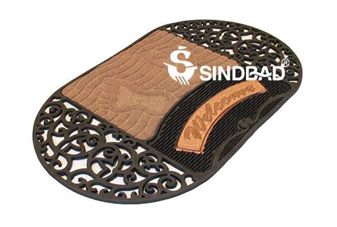 Коврик  ПВХ  45см*75см *10мм  SINDBAD  503-01