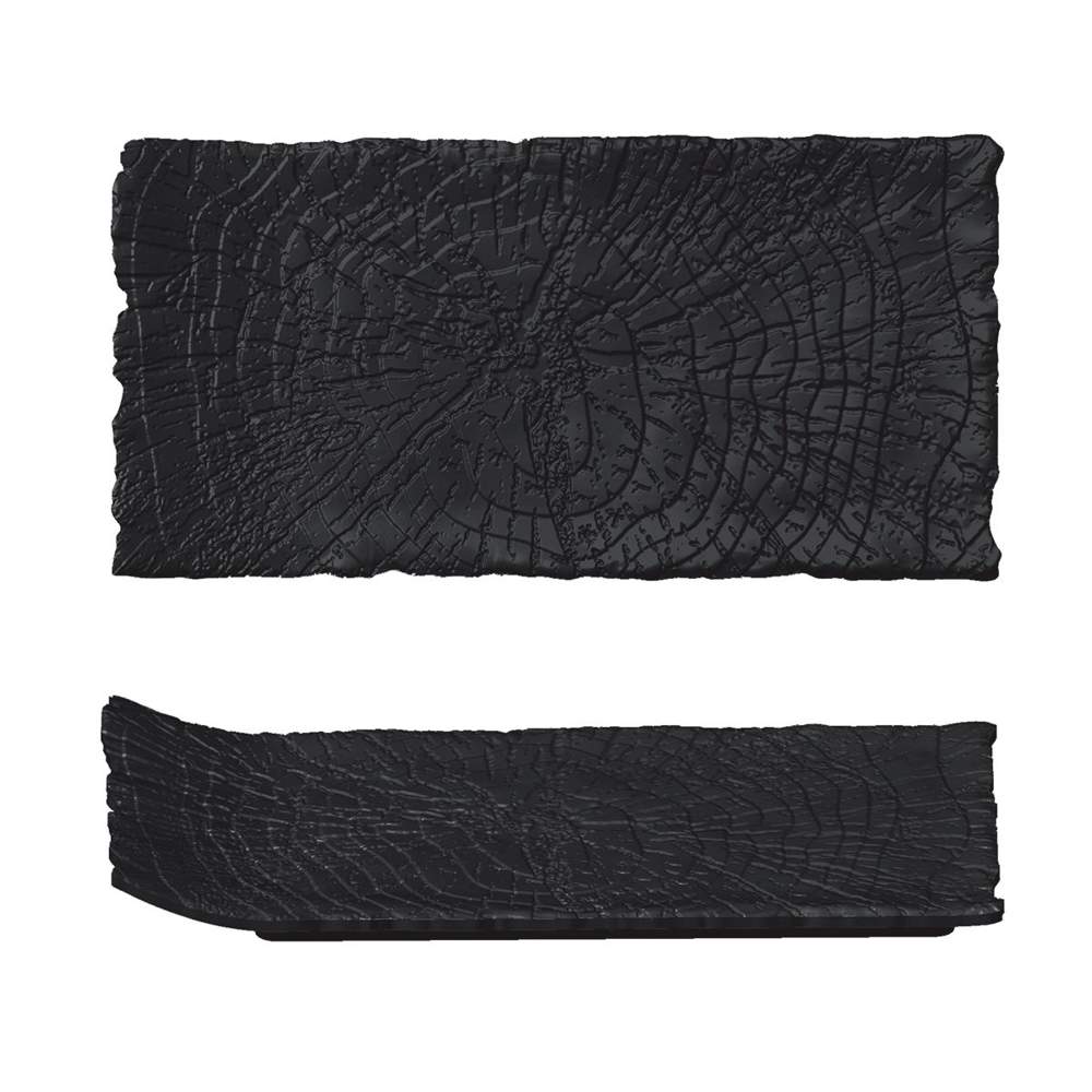 P.L. Proff Cuisine Black Raw Wood Блюдо д/подачи 81229860 прямоугольное 29,5*14,5*2,5см 