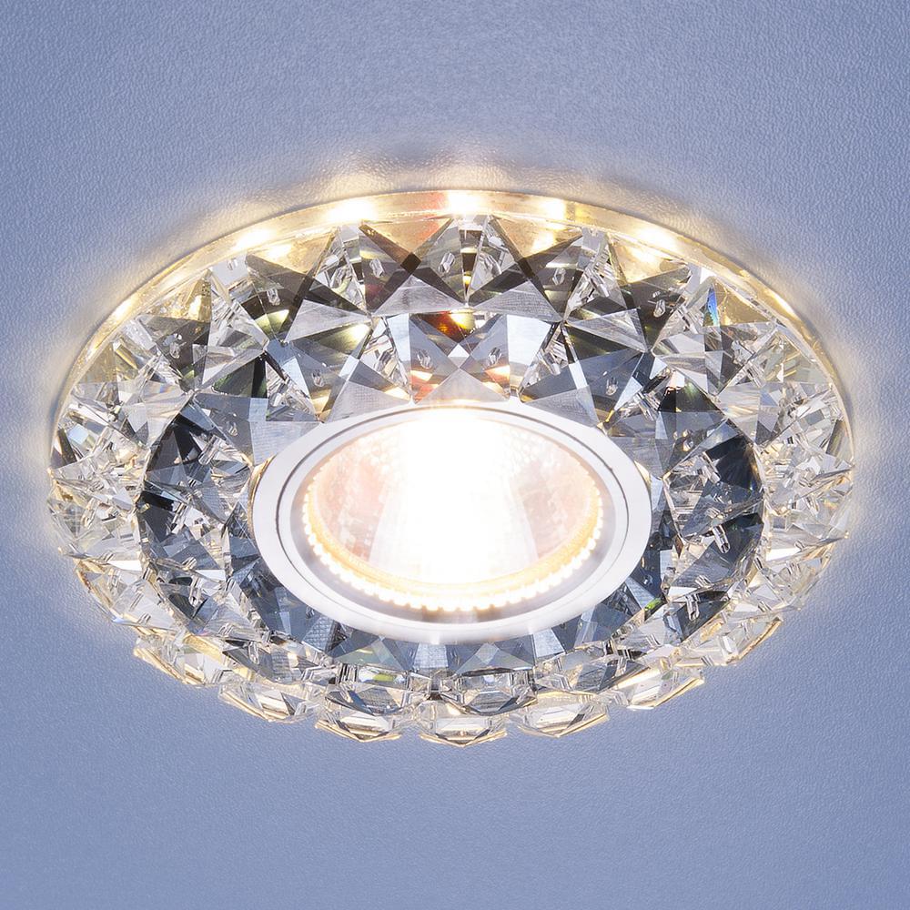 Точечный свет- 2170  MR16  SBK/CL дымчатый/прозрач