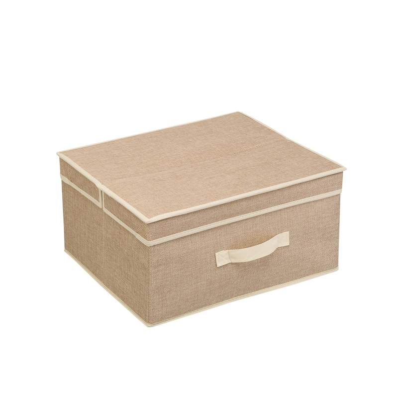 Короб UC-28 д/хранения Лен Д410 Ш350 В200 песочный