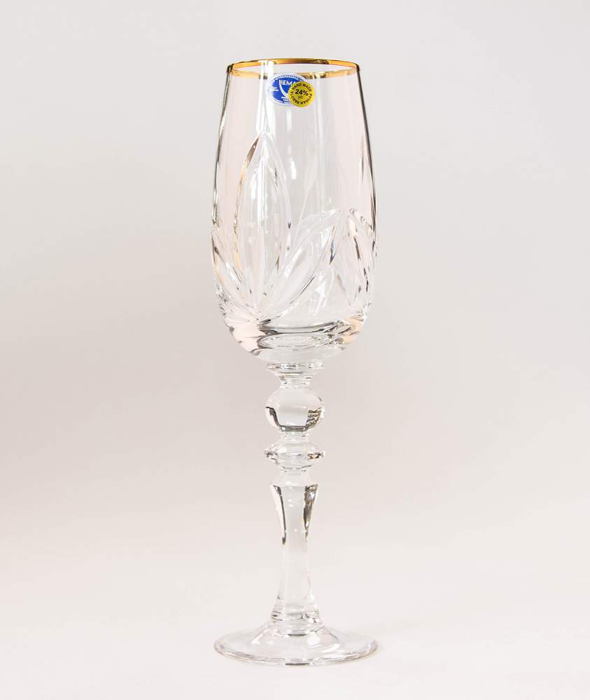 НЕМАН 900/42 золото Набор 7565/210гр бокалы д/шампанского 6шт Камыши