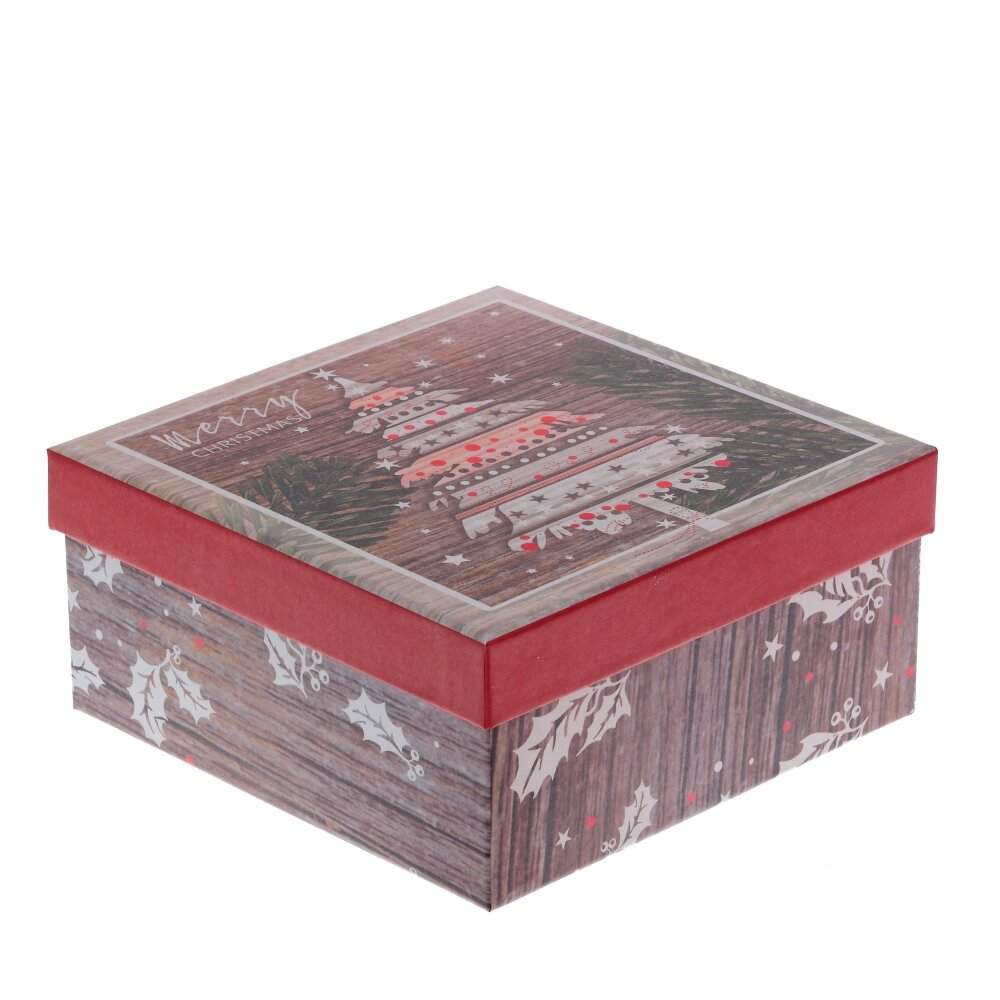REMECO COLLECTION Коробка подарочная НГ 800418 20х20х9см 