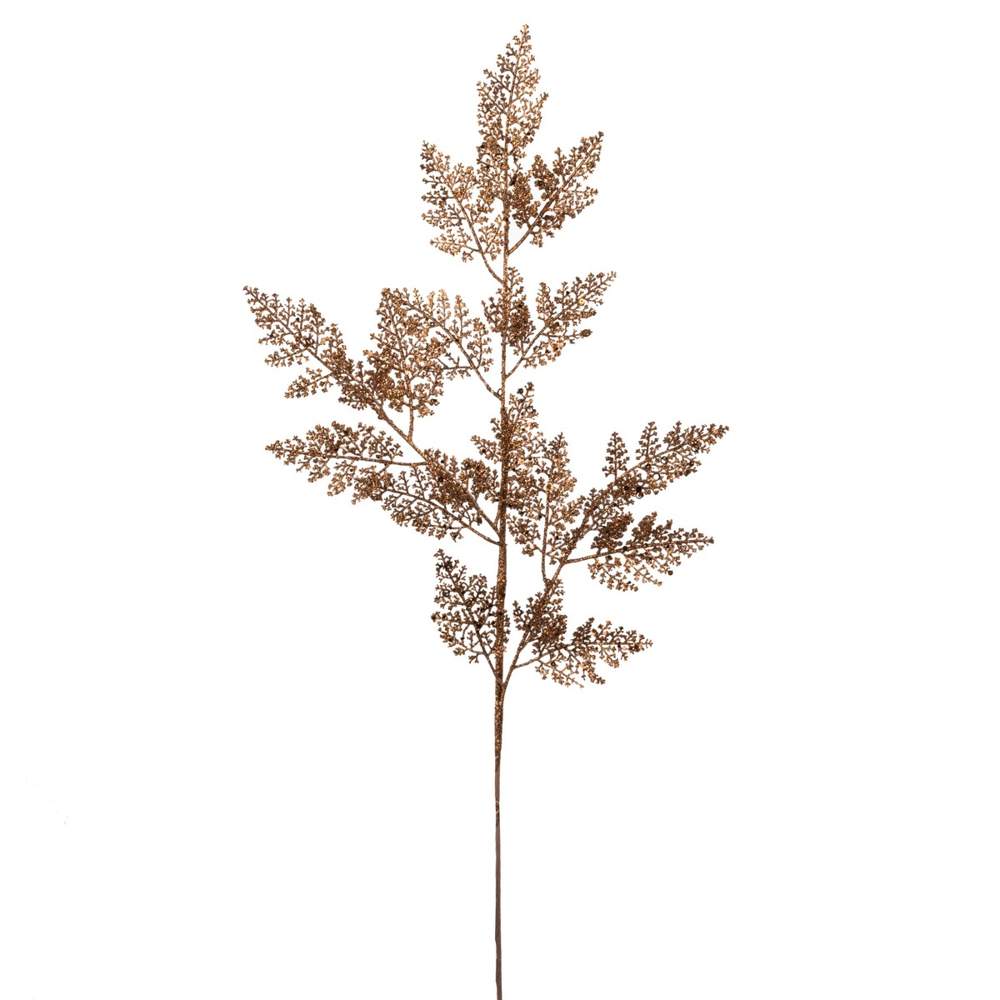 DECOLINE Ветка декоративная HST24-960-7 с глиттером 84см коричневый 