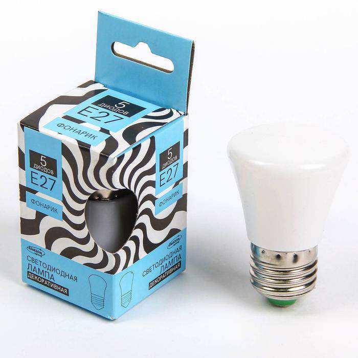 Лампа светодиодная 2580325  Фонарик Luazon 5 SMD2835 белый