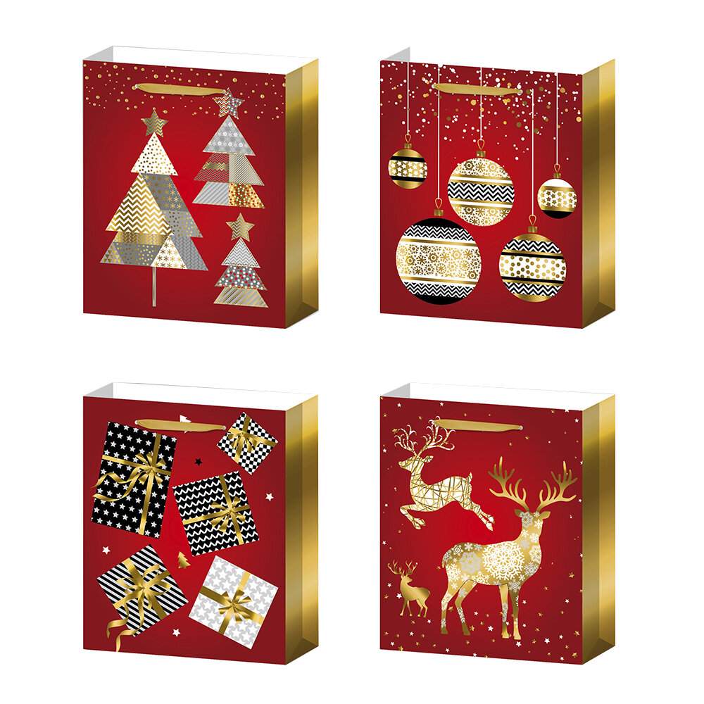 REMECO COLLECTION Пакет подарочный НГ 781813 18х8х24см 4в