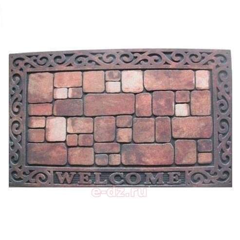 Коврик резиновый флокированный Т-510/6 45х75 6мм CleanWill