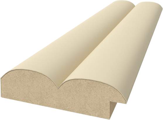 Профиль МДФ Старт-финиш Stella Wave DE Luxe Palomino  2700х55х16 (уп. 4шт.)