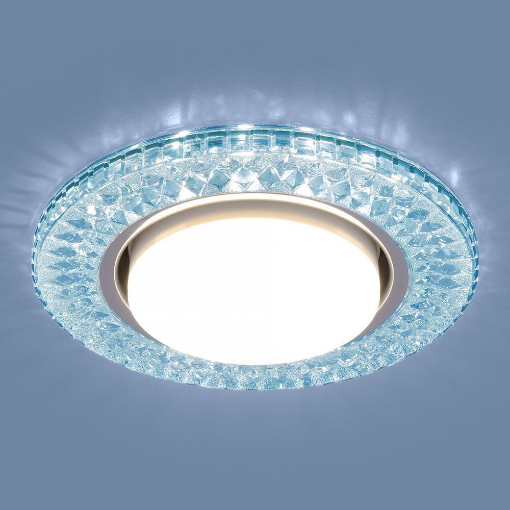 Точечный свет- 3021 GX53  BL лазурный