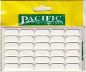 Амортизатор силиконовый (овал) PACIFIC 22*8 мм белый  PC2871WH