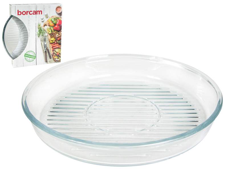 BORCAM Форма 59534 1700мл круглая гриль 260х260х45мм