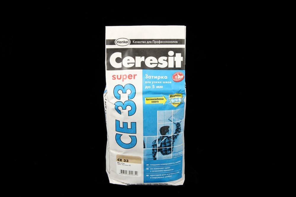 Затирка Ceresit CE33 S №43 багама беж.  2-5мм (2кг) 790890