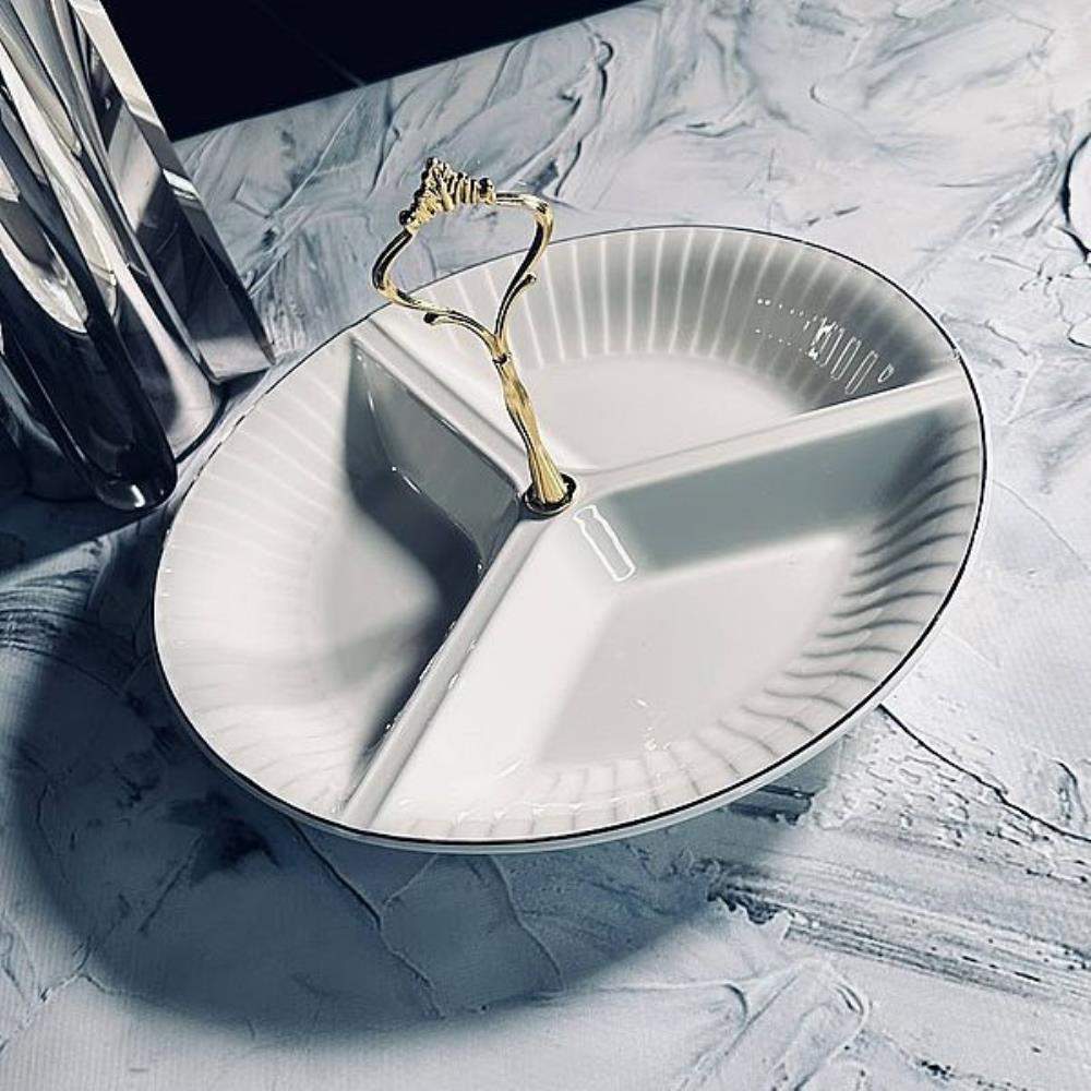 LENARDI Marzipan Grey Менажница 102-057 25х16см  