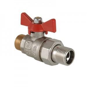Кран шар. с полусгоном нар.-нар.  3/4"  VT.226