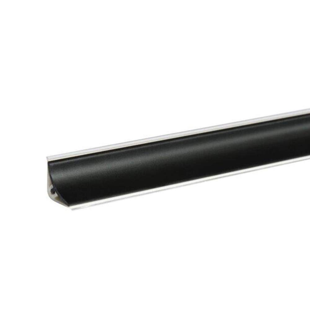 Плинтус д/столешниц  Korner LB-15-6051  Черный мат  3м (узкие) (221581)
