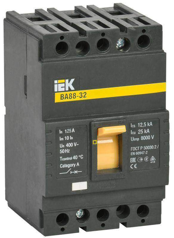 Авт.вык-ль ИЭК ВА88-32  3Р 125А  25кА  SVA10-3-0125  41586