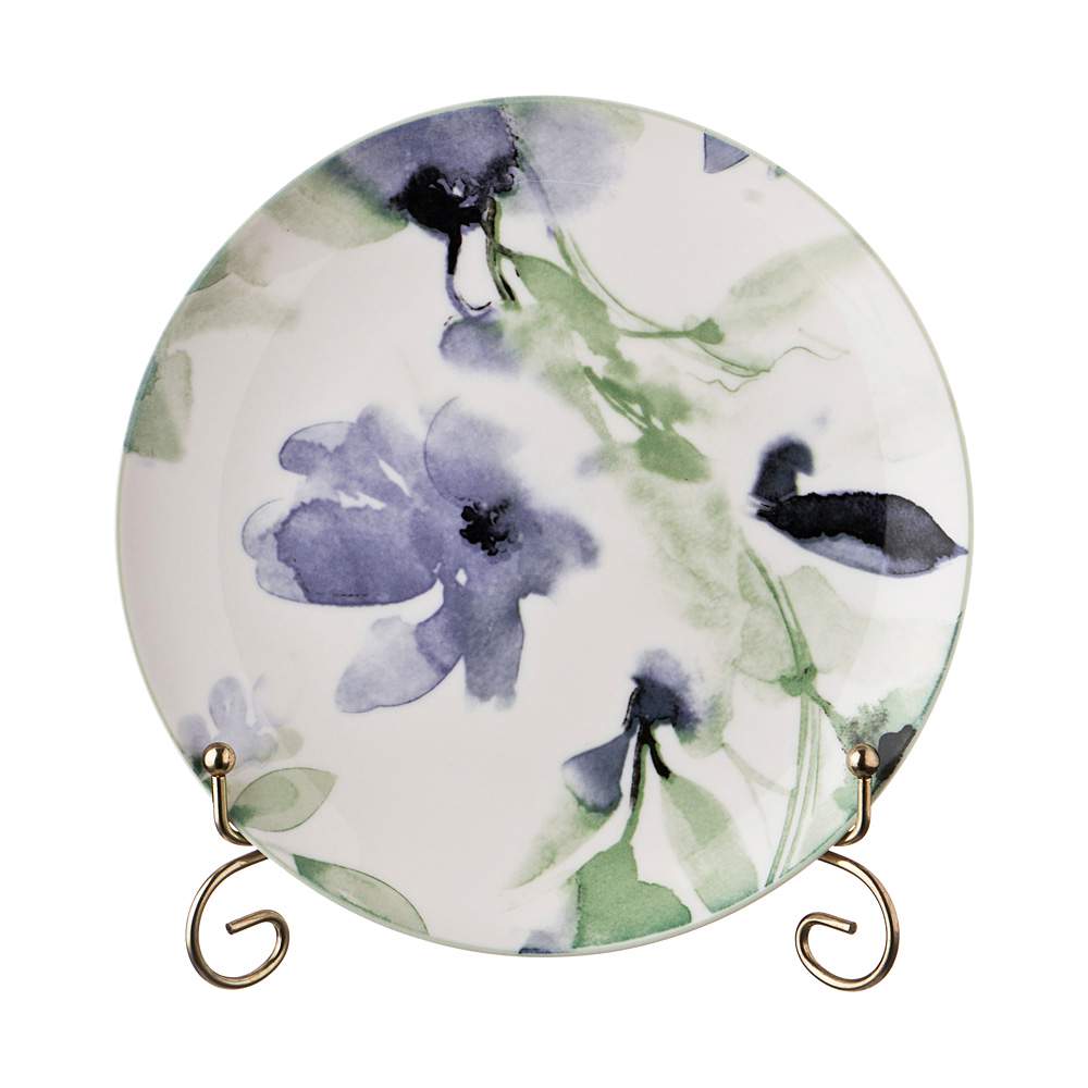 BRONCO Aquarelle голубой Тарелка закусочная 410-103 d20,5см 