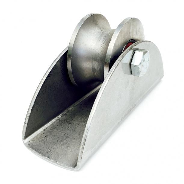 Ролик металлический d65 под трубу на платформе  11949/ Р3612