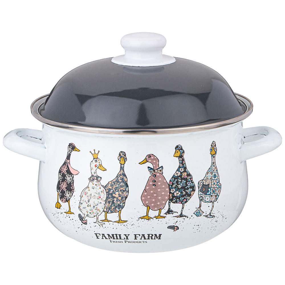 AGNESS Family Farm Кастрюля 934-623 3,6л 22х13см 