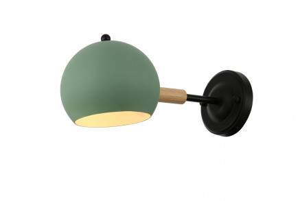 Бра LB 9282/1 Фарго черный/св.дерево E14 40W  Linvel