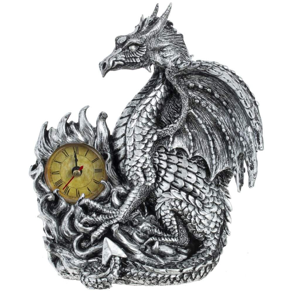 REMECO COLLECTION Фигурка 796053 Дракон с часами 18х10х21см