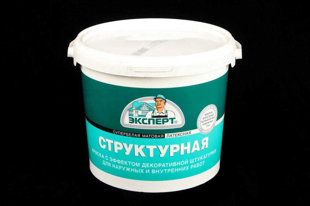 Краска Эксперт Супербелая Структурная нар/вн  7,0кг