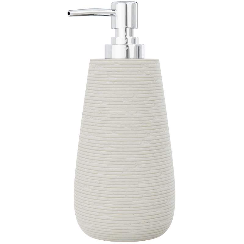 Дозатор д/жидкого мыла настольный,  BRICKS, полирезин FOR-BRK021BE