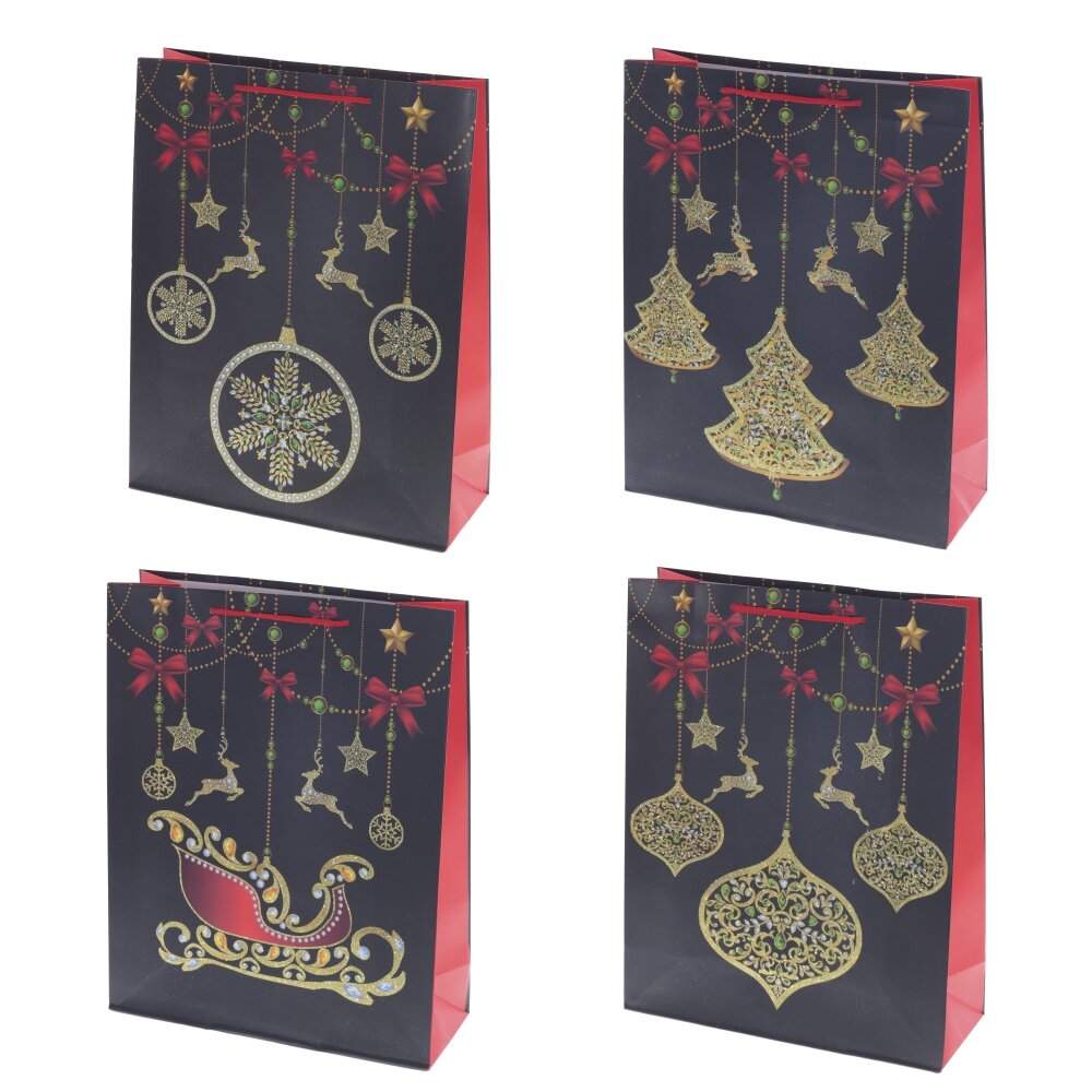 REMECO COLLECTION Пакет подарочный НГ 783456 18х8х24см 4в