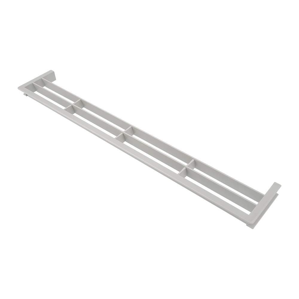 Решетка вентиляционная для цоколя (390х65 мм; серый алюминий) Volpato 2190-449-GA