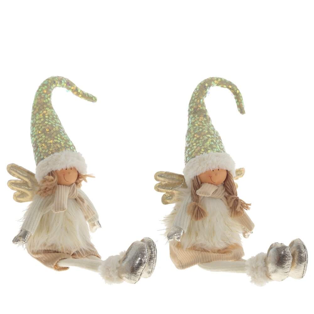 REMECO COLLECTION Игрушка набивная 791496 Ангел Мальчик/Девочка крем/золото 17х10х68см 2 вида 